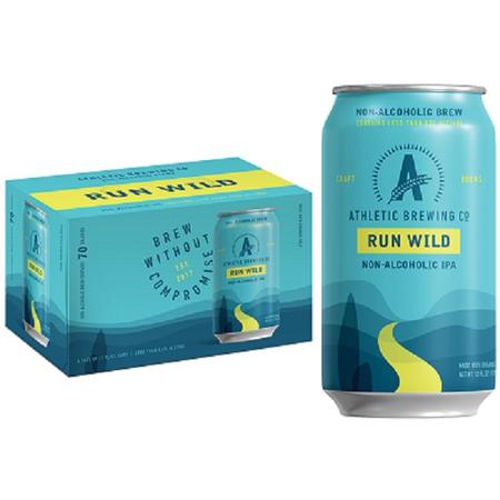 ATHLETIC RUN WILD NON-ALCOHOLIC IPA 6PK/12OZ CANS