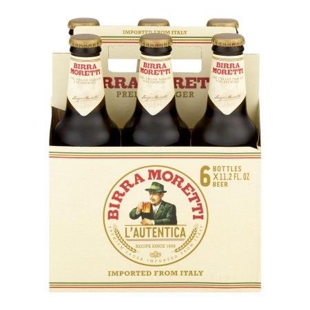 BIRRA MORETTI IMPORTED ITALY 6pk/12oz