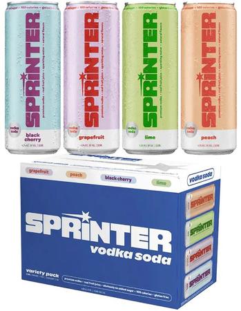 SPRINTER SPIRITS VODKA SODA VARIETY 8 PACK 12oz