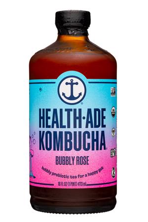 HEALTH-ADE KOMBUCHA BUBBLY ROSE 16OZ
