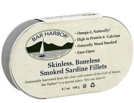 BAR HARBOR SMOKED SARDINE FILLETS 6.7 OZ