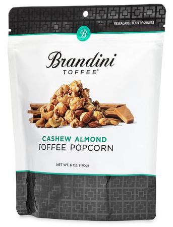 BRANDINI CASHEW ALMOND TOFFEE POPCORN 6OZ