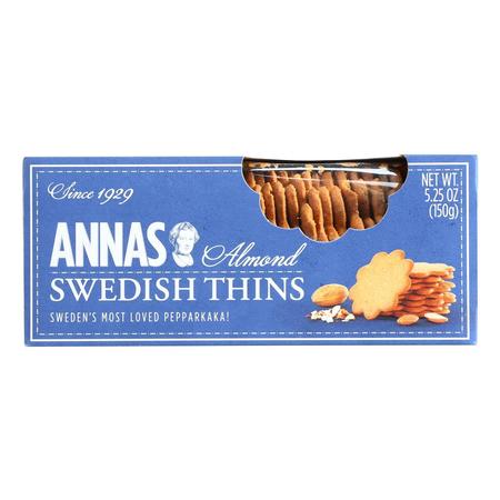 ANNAS SWEDISH THINS ALMOND 150G