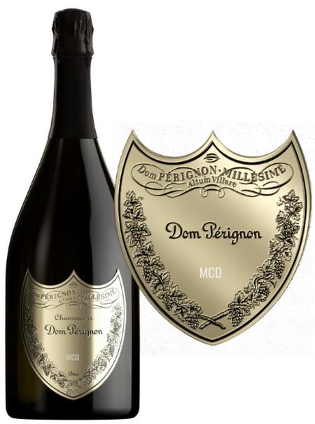 DOM PERIGNON VINTAGE BRUT W/PERSONALIZED SHIELD