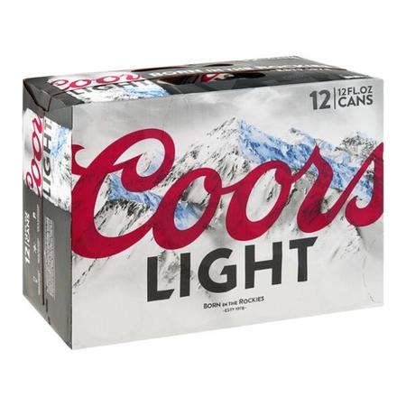 COORS LIGHT 12PK/12OZ CANS