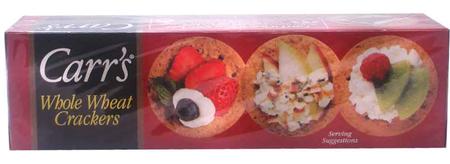CARR`S WHOLE WHEAT CRACKERS 7OZ